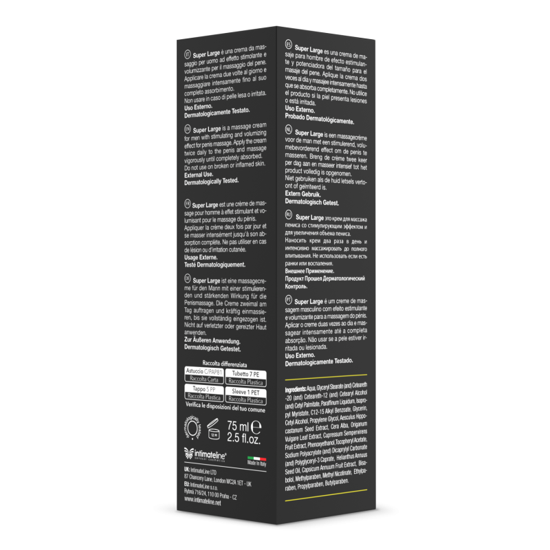 Crema ingrandimento pene Super Large