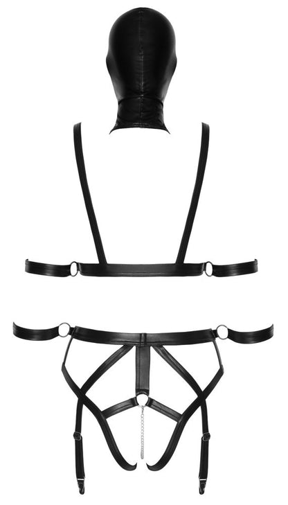 Body con maschera set bondage