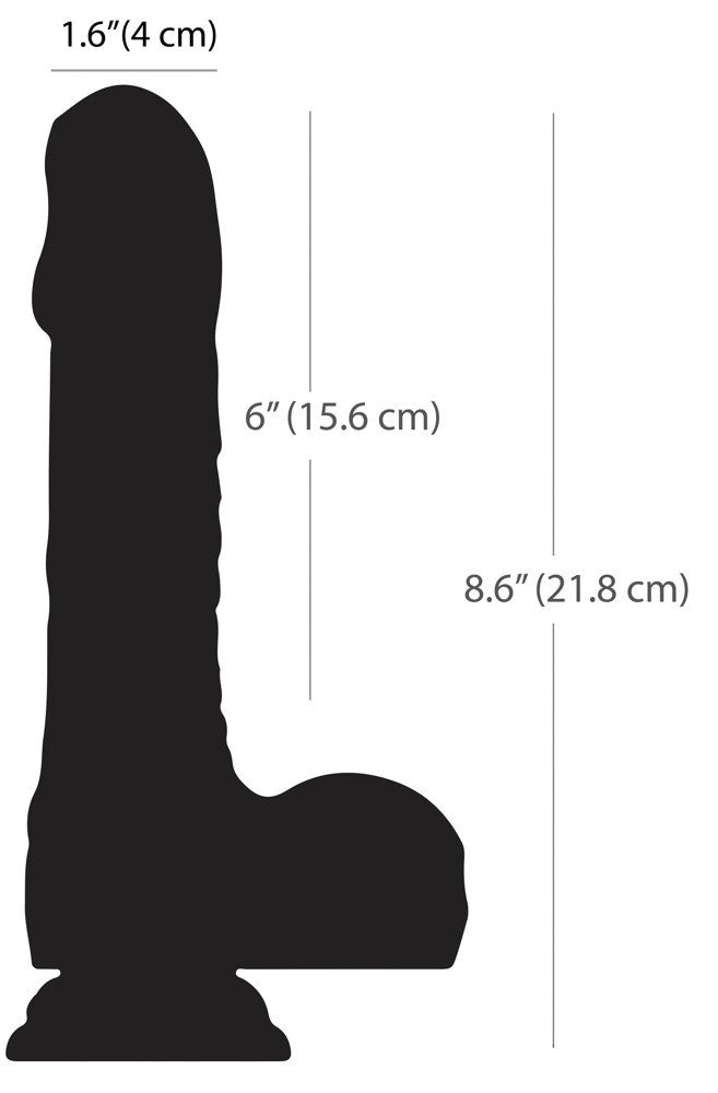 Vibratore realistico 8,6 Rotating & Thrusting Vibrating Dong