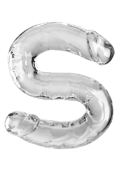 Dildo doppio trasparente King Cock Double Dildo 18 Inch