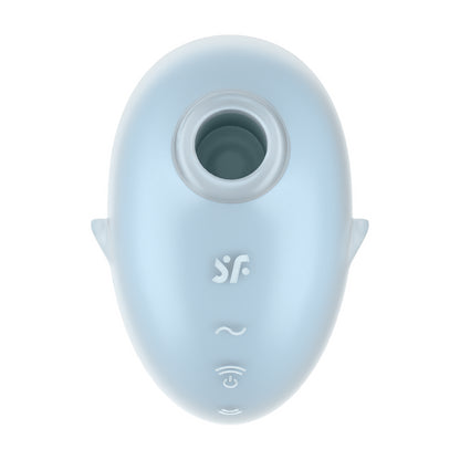 Cutie Ghost - Air Pulse Vibrator - Blue