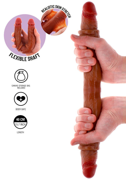 Fallo realistico doppio in silicone ToyJoy 40 cm