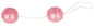 Palline vaginali anali con crestine stimolanti pink ball