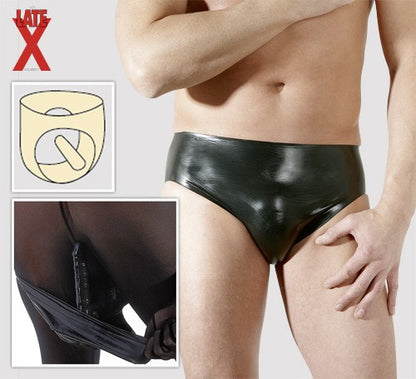 Slip latex con fallo anale interno