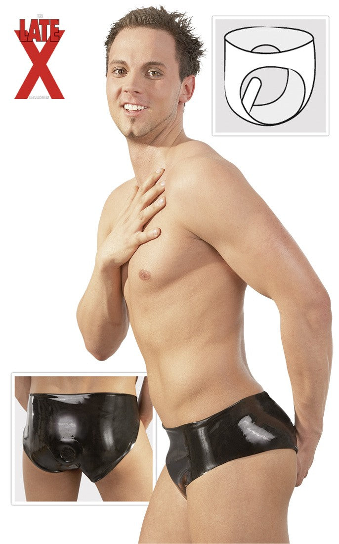 Slip latex con fallo anale interno