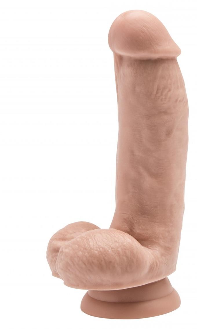 Fallo realistico dildo con ventosa e testicoli get real cock 6 flesh