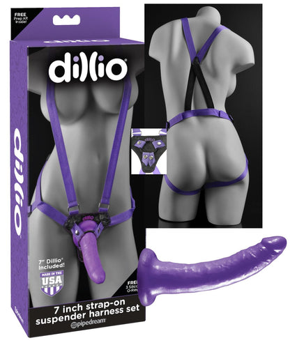 Fallo realistico Dildo indossabile vaginale anale  imbragatura strap on dillio harnes purple