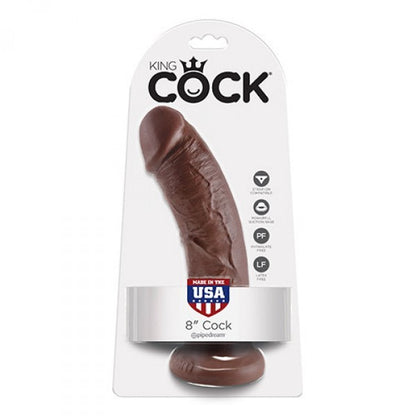 Fallo king cock realistico dildo vaginale con ventosa 8 Brown