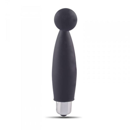 Vibratore nero in silicone stimolatore vaginale dildo fallo vibrante mini finger fan stalk