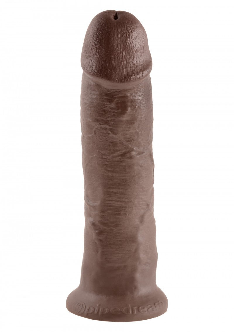 Fallo maxi big king cock dildo grande realistico vaginale con ventosa 10 brown