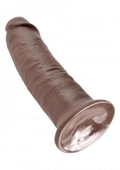 Fallo maxi big king cock dildo grande realistico vaginale con ventosa 10 brown