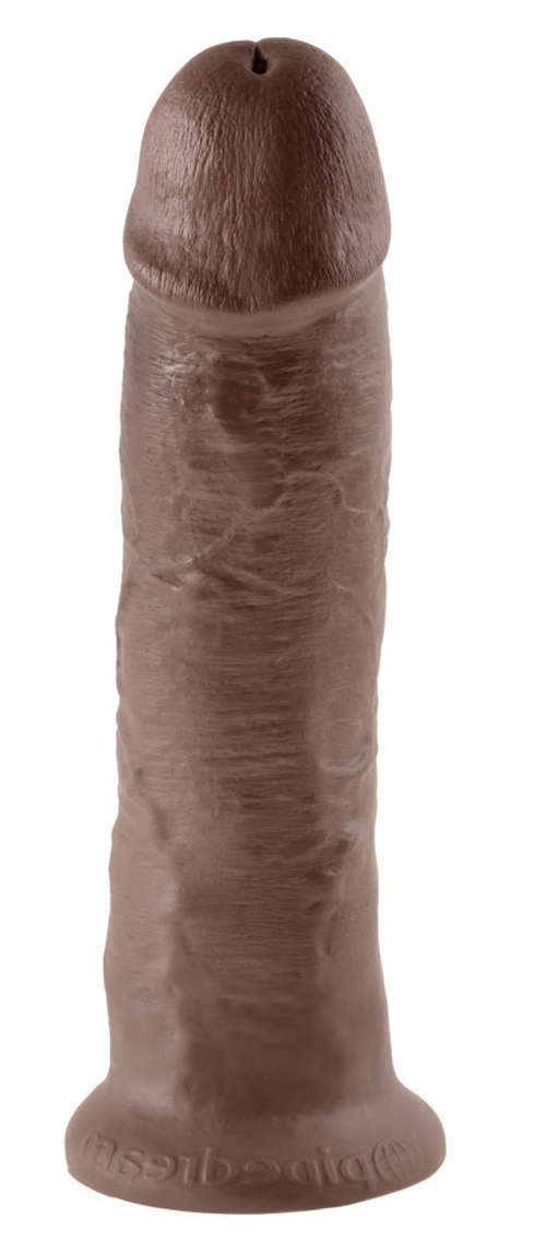 Fallo maxi big king cock dildo grande realistico vaginale con ventosa 10 brown