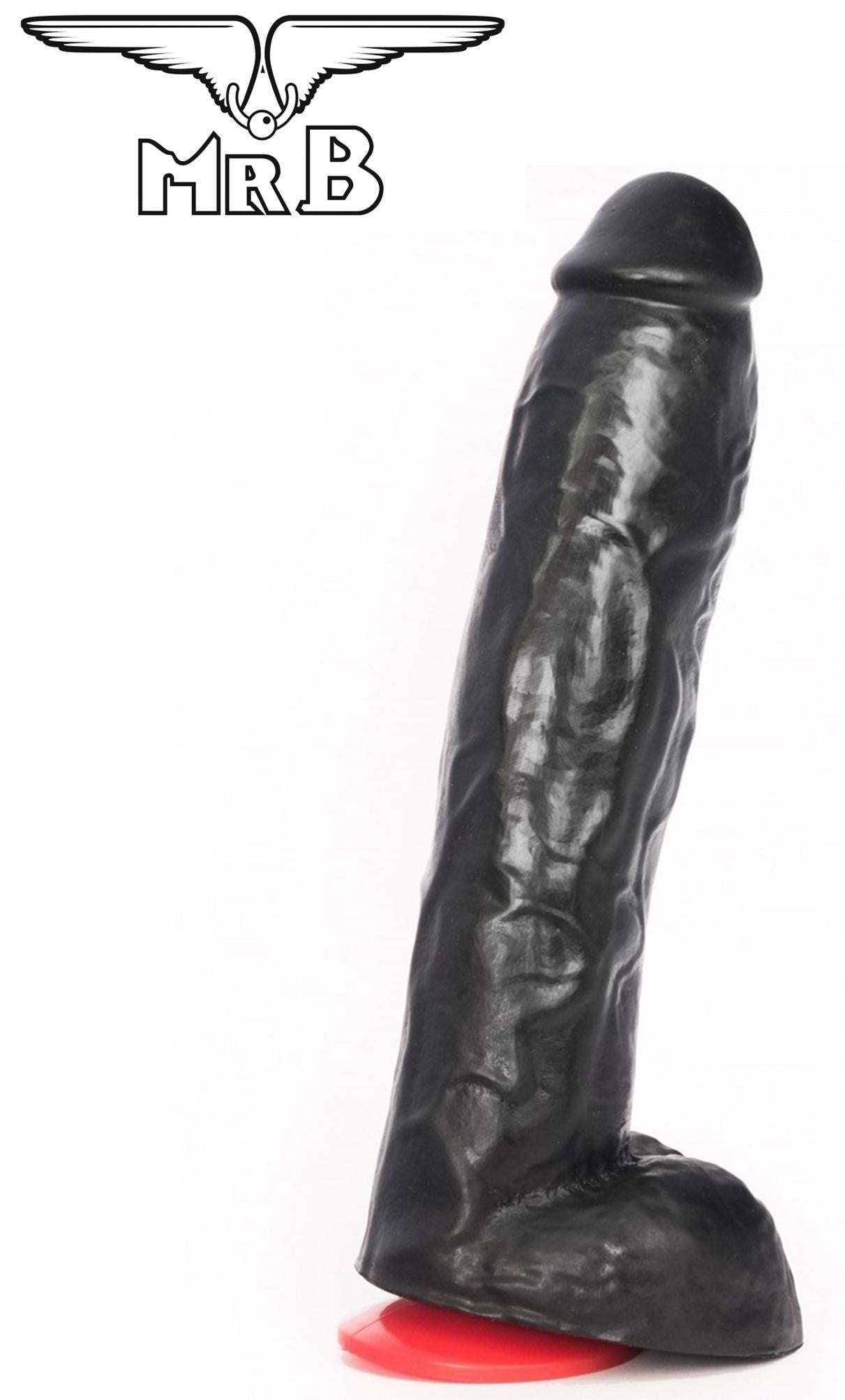 Fallo realistico dildo grande maxi cock vaginale anale con ventosa pene finto mr B black sex toys