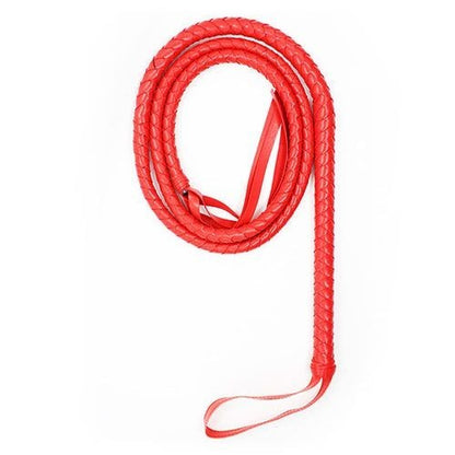 Frusta indy flog whip red  frustino bondage sexy rosso fetish harness mistress