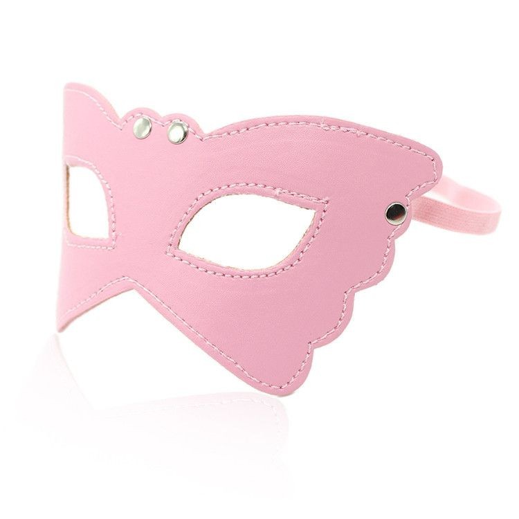 Butterlfly mask pink maschera indossabile bondage fetish sexy per uomo e donna