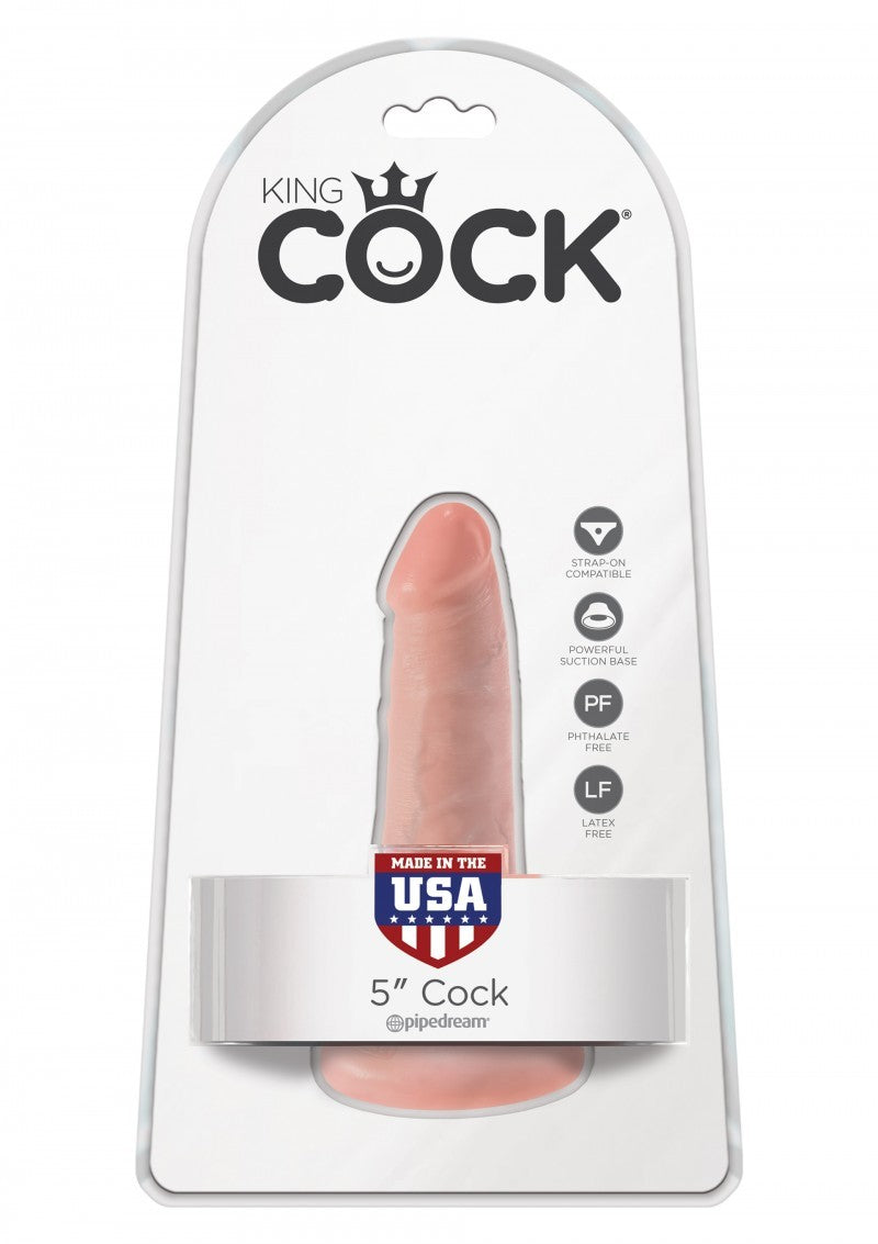 fallo realistico con ventosa dildo king cock 5 flesh