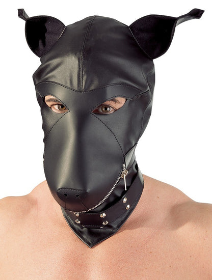 Maschera bondage fettsh per uomo e donna integrale mask nero