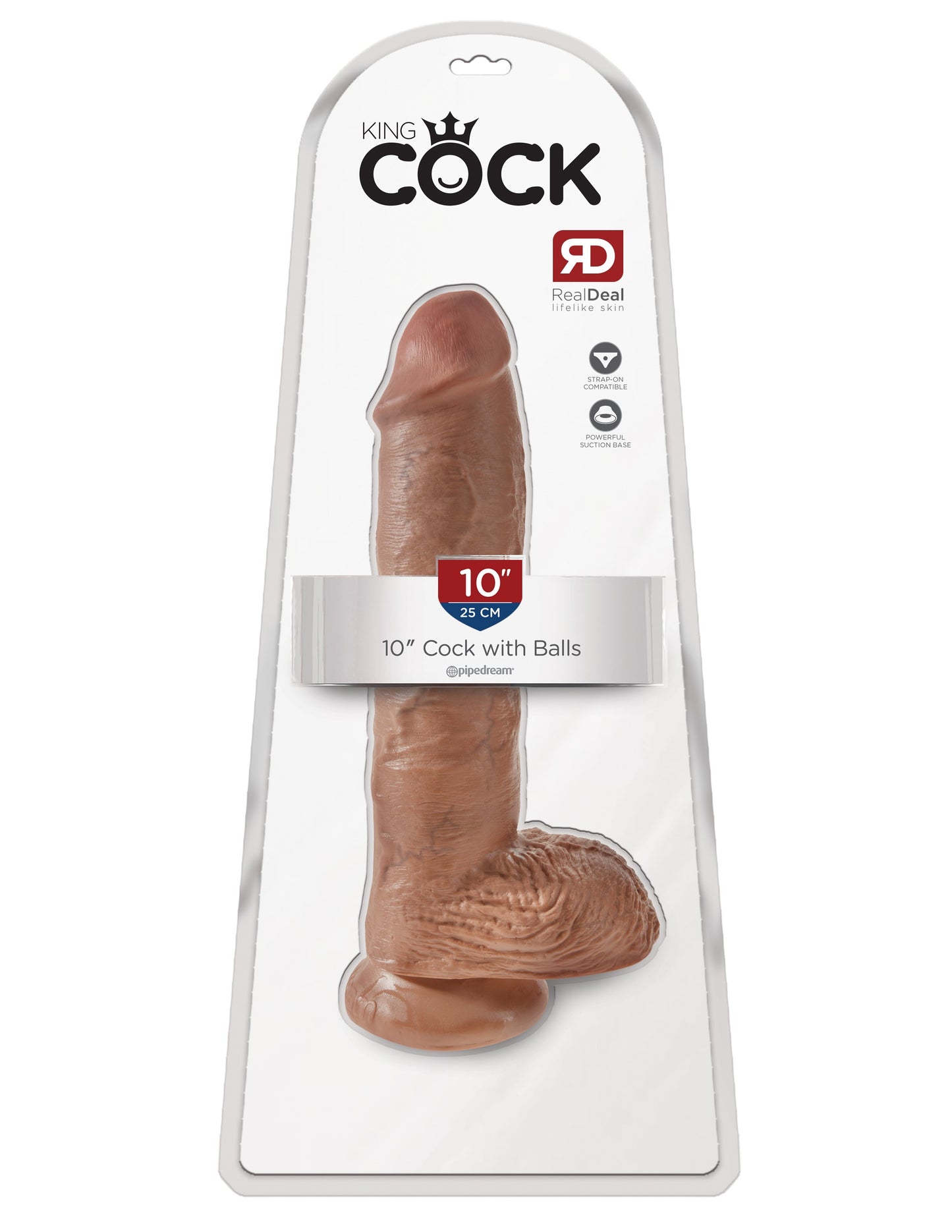 Fallo realistico vaginale dildo caramel maxi big xxl 10 con ventosa caramel morbido