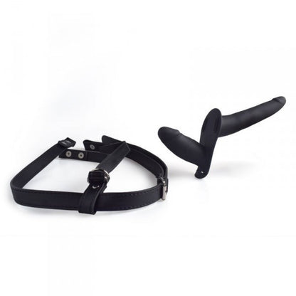 Fallo indossabile strap on dildo Cintura doppio fallo strap-on black