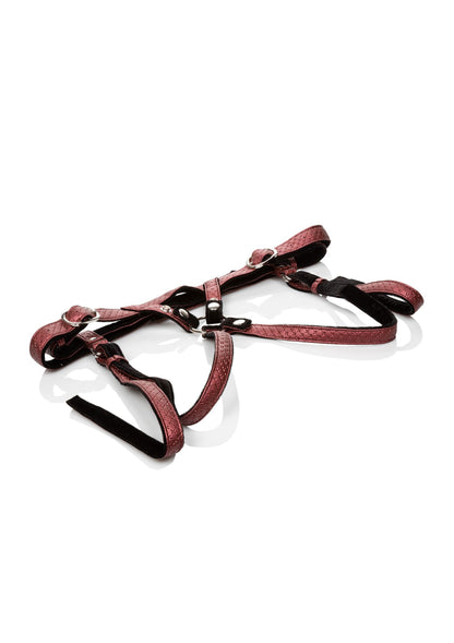imbracatura strap on indossabile per fallo dildo vibratore donna red harness