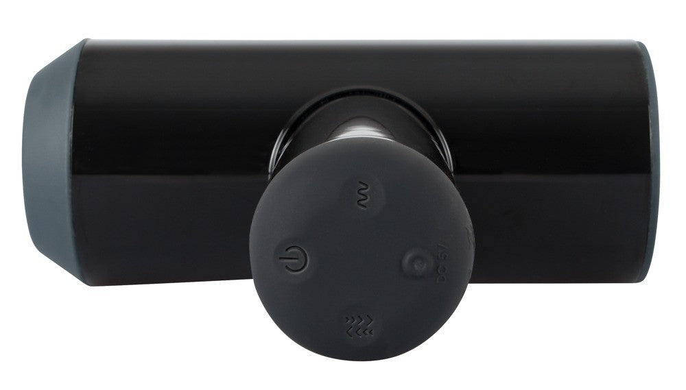 masturbatore automatico stimolatore per pene nero ricaricabile vibrante black