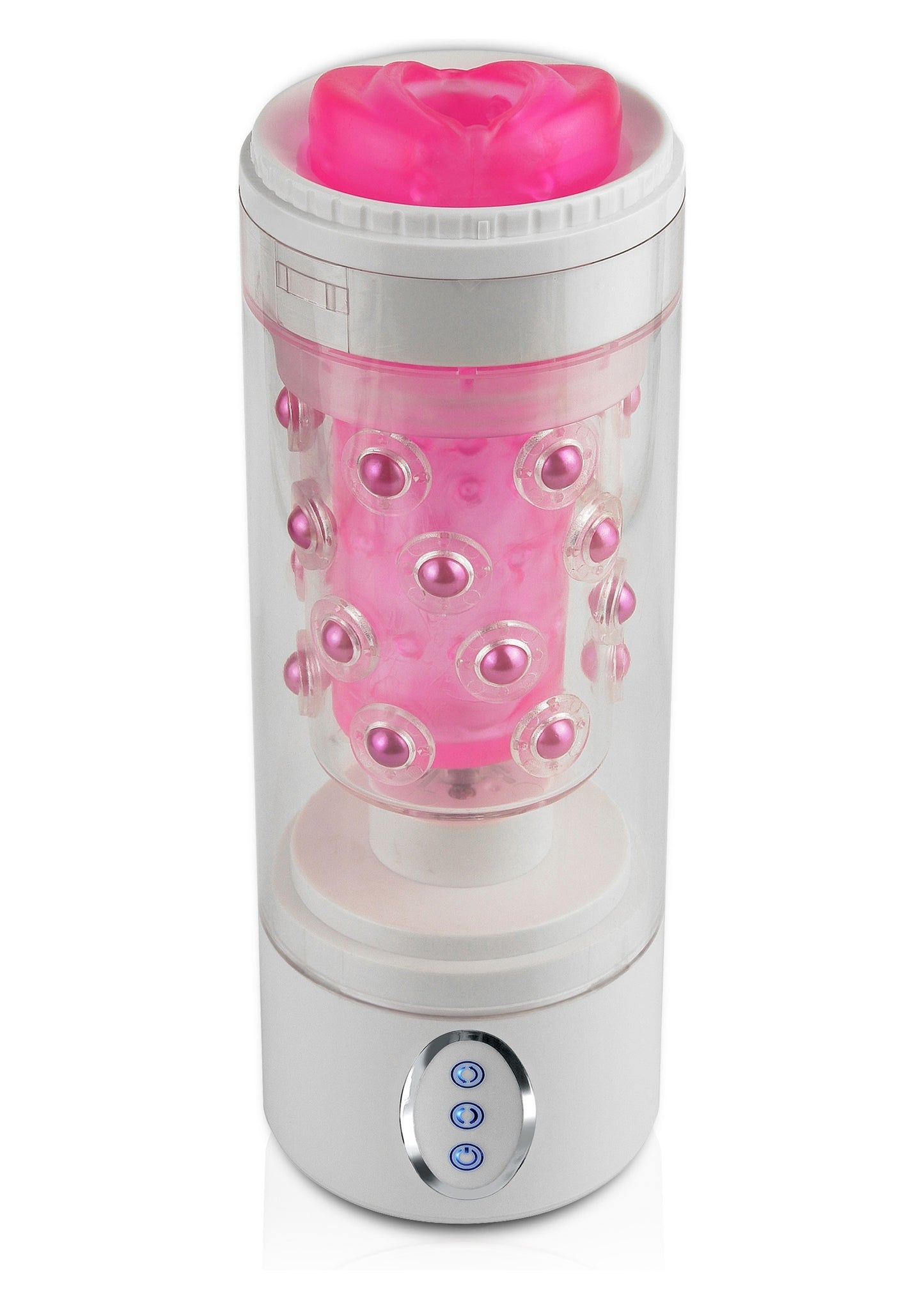 masturbatore maschile automatico rotante per pene uomo rosa vibrante pink