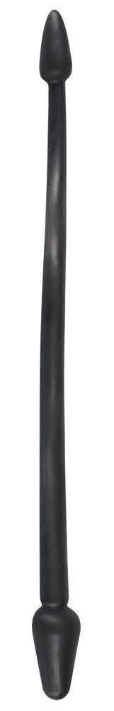 dildo fallo doppio penetrazione vaginale anale nero impermeabile plug black