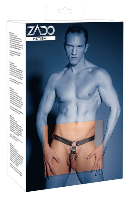 imbragatura cintura indossabile con anelli per pene uomo nero strap on black