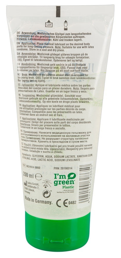lubrificante gel intimo Anale bio a base acqua salva preservativo 200ml
