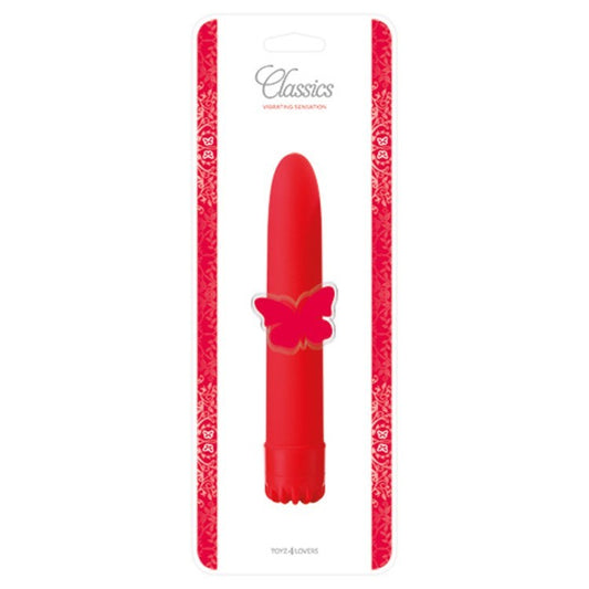 Vibratore Vaginale Classic Large Red