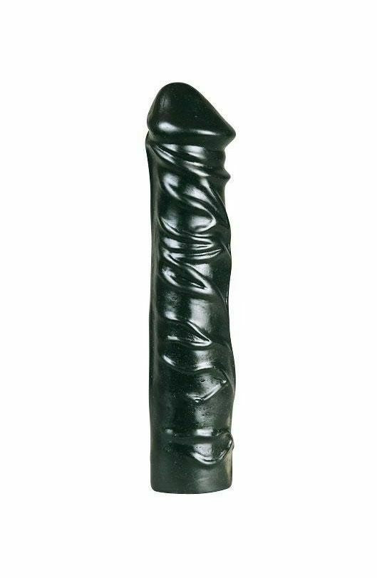 Fallo maxi realistico big maxi nero dildo vaginale anale con ventosa all black