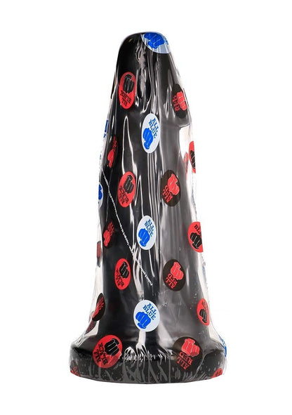 Fallo nero realistico maxi con ventosa dildo vaginale anale nero xxl all black