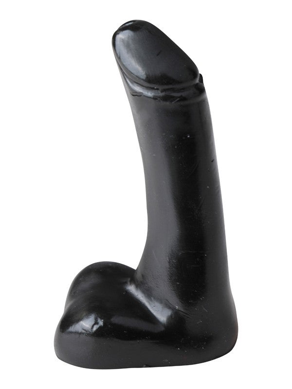 Fallo mini dildo realistico slim dildo anale vaginale nero all black plug