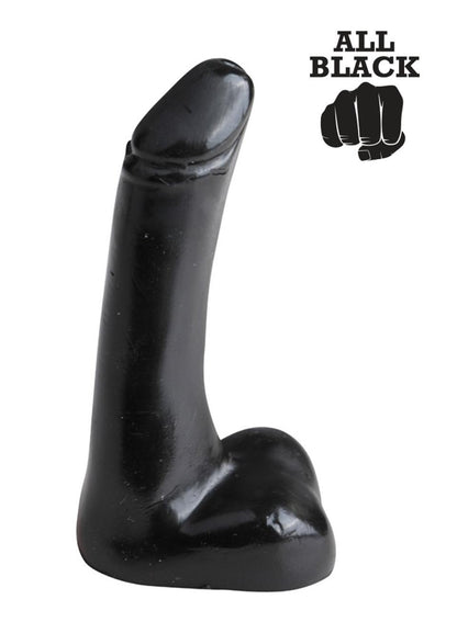 Fallo mini dildo realistico slim dildo anale vaginale nero all black plug