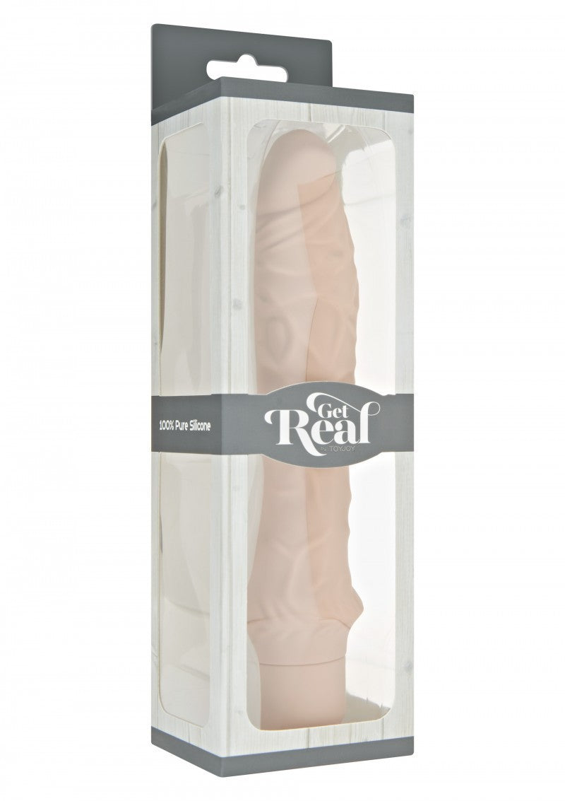 Vibratore vaginale get real pink fallo dildo in silicone realistico pene finto