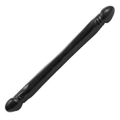 Dildo Doppio fallo header veined 18 black