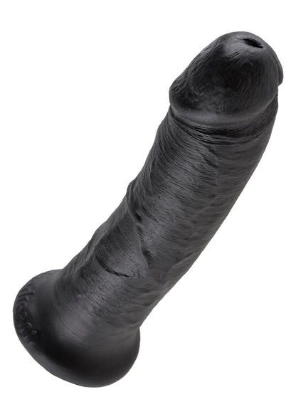 Fallo vaginale king cock realistico dildo vaginale con ventosa 8 Nero black