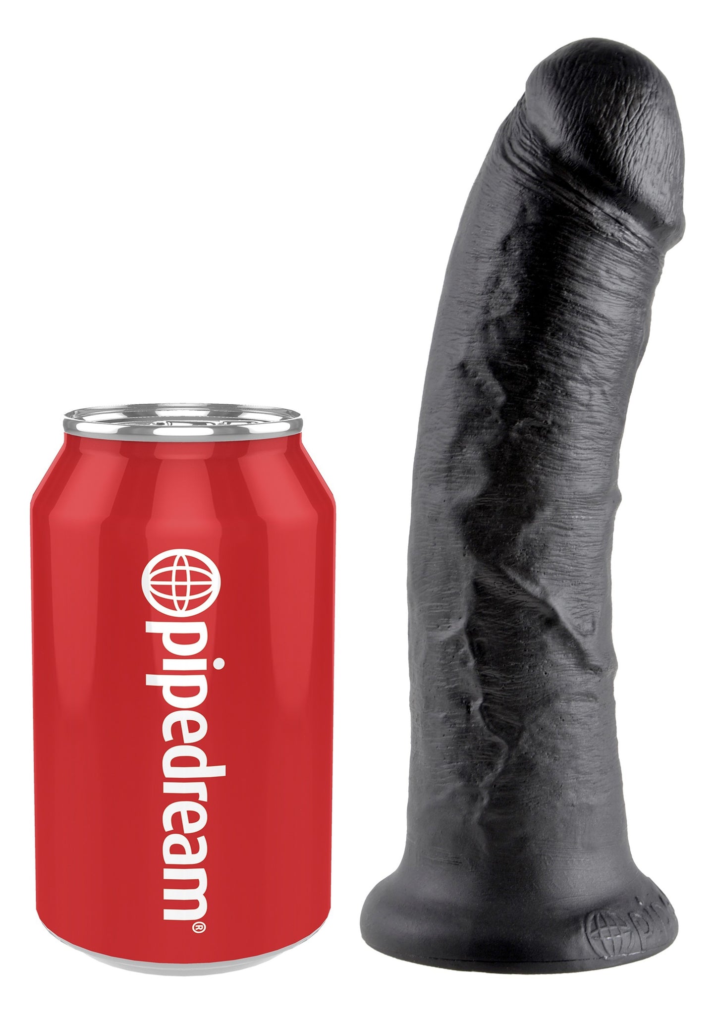 Fallo vaginale king cock realistico dildo vaginale con ventosa 8 Nero black