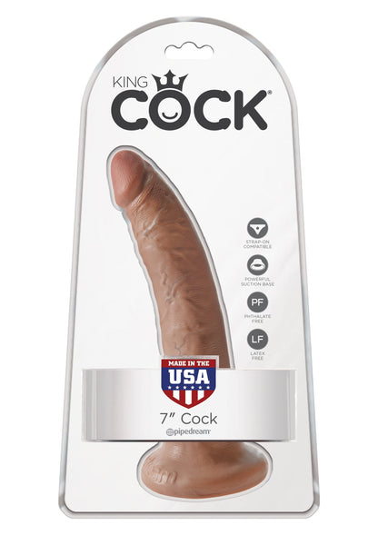 Fallo realistico king cock 7 caramel