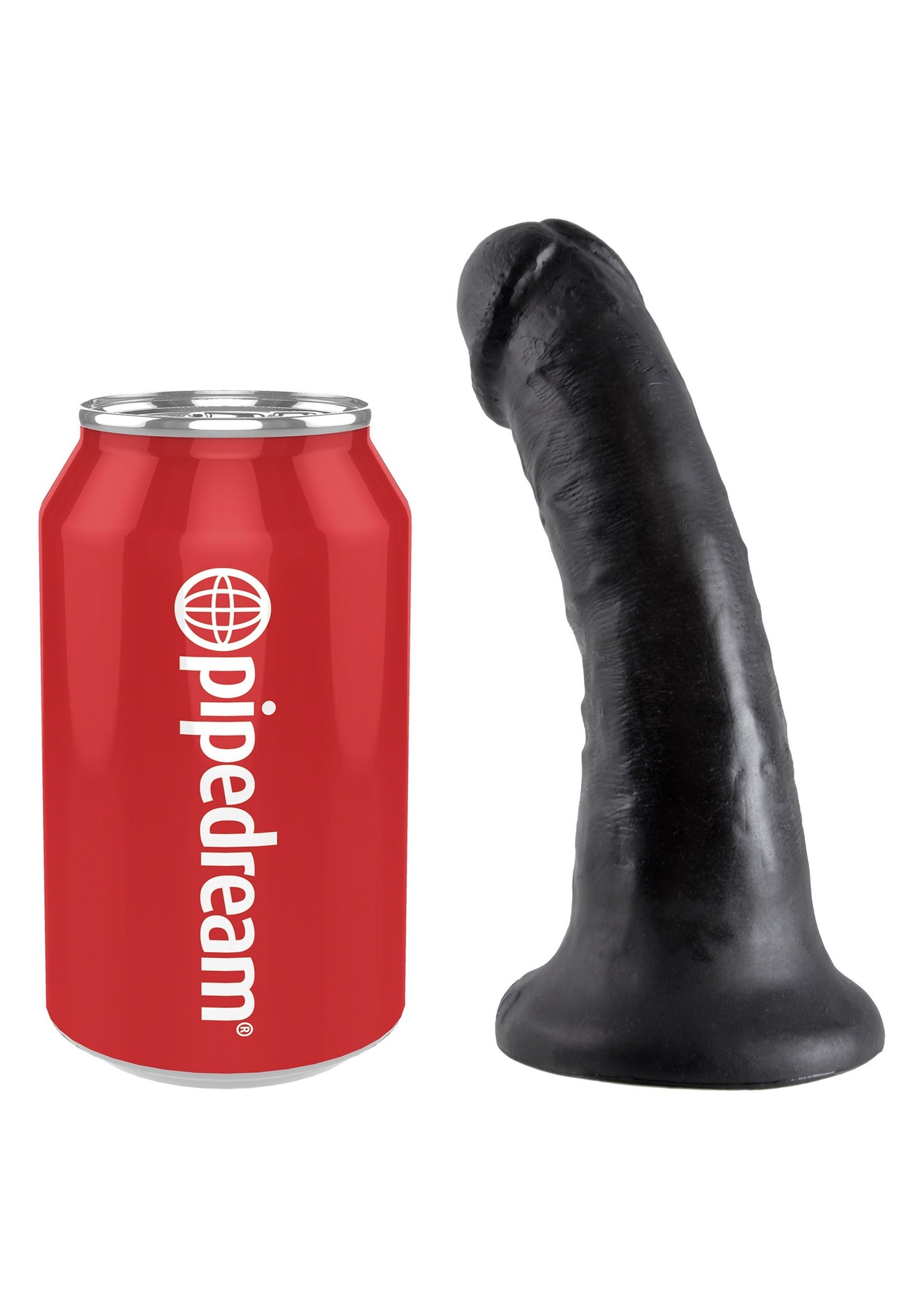 Fallo realistico king cock dildo 6 black