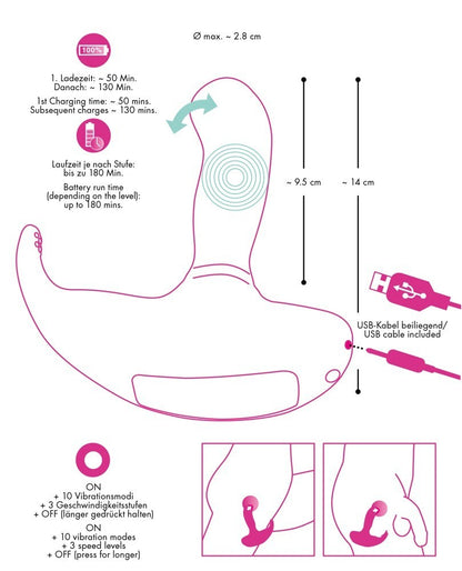 vibratore in silicone Rechargeable G-Spot Vibe