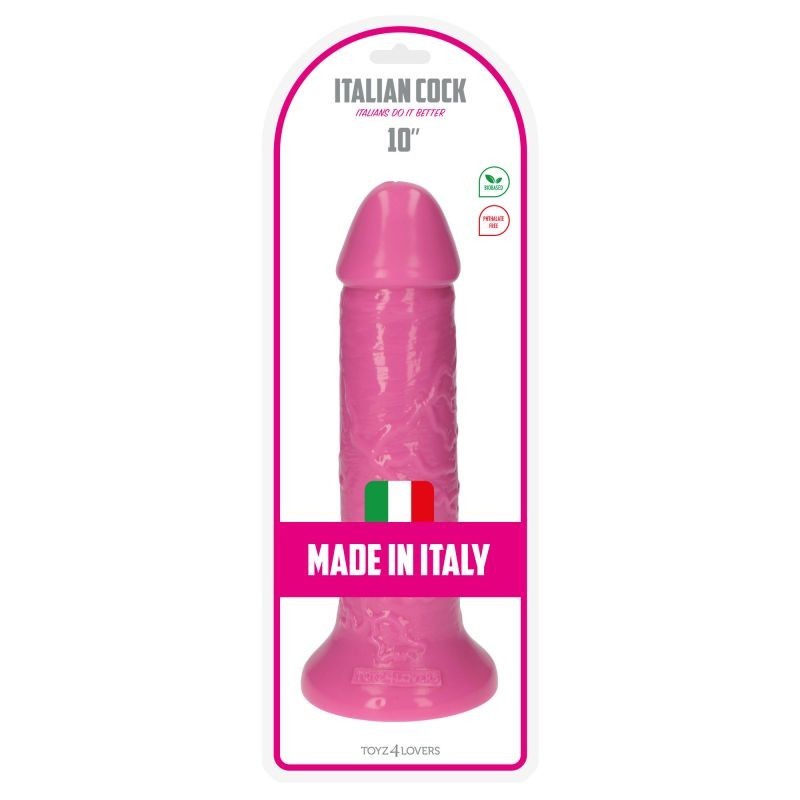 Fallo realistico pink Italian Cock 10'' Rosa