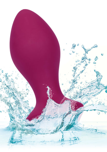 Vibratore anale plug in silicone Vibrating Crystal Probe red