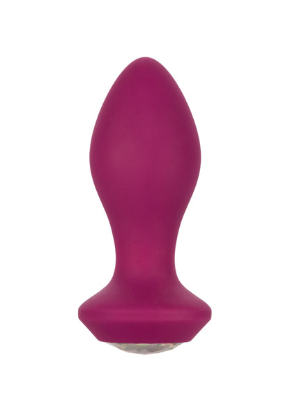 Vibratore anale plug in silicone Vibrating Crystal Probe red