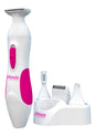 rasoio elettrico per depilazione intima donna peli corpo kit 3 pz parti intime
