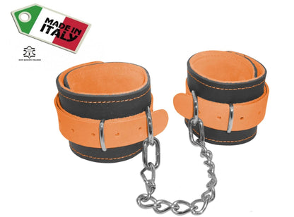 cavigliere bondage per giochi erotici sessuali in vera pelle e cuoio costrittivo