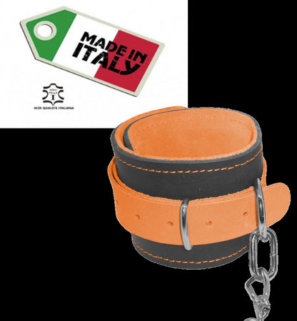 cavigliere bondage per giochi erotici sessuali in vera pelle e cuoio costrittivo