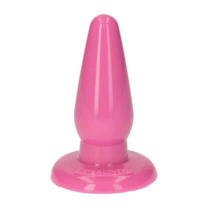 plug rosa grande con ventosa morbido dildo anale a piramide impermeabile pink