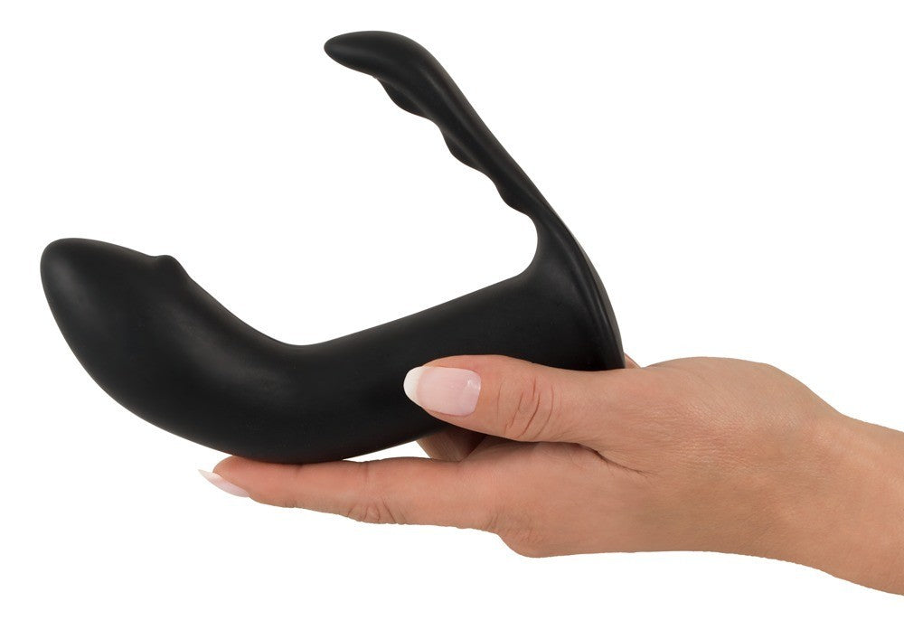 dildo plug anale in silicone nero stimolatore doppio prostata e anal black uomo