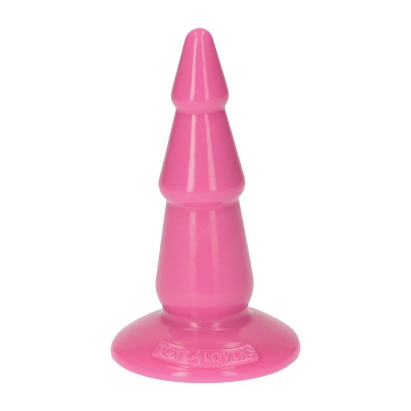 plug penetrazione anale rosa con ventosa stimolazione uomo donna anal pink
